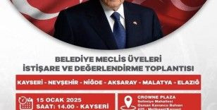 MHP, 6 ilin belediye meclis üyeleri ile Kayseri’de istişare toplantısı düzenleyecek
