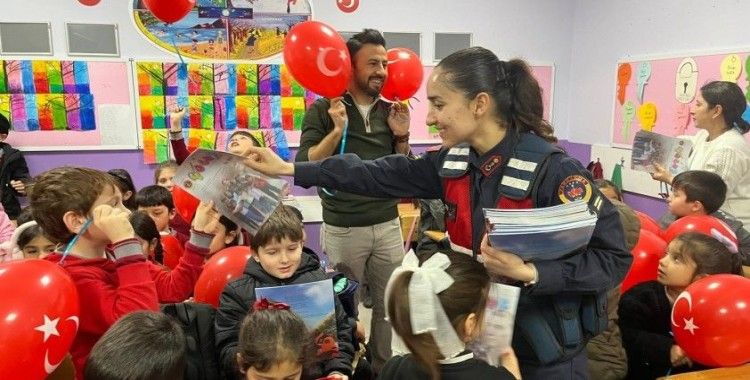 340 ilkokul öğrencisi daha jandarma mesleği hakkında bilgi sahibi oldu