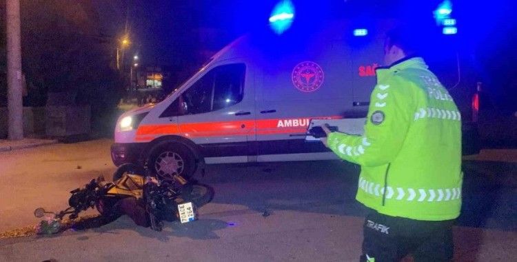 Karaman’da motosiklet ile otomobil çarpıştı: 2 yaralı
