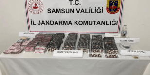 Samsun'da 4 bin 555 adet hapla yakalanan şahıs tutuklandı