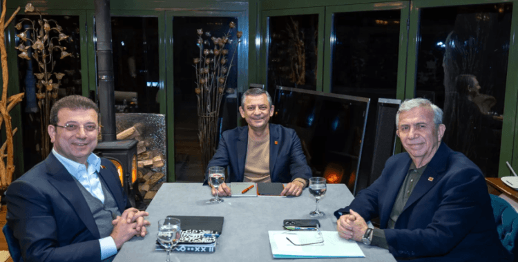 CHP lideri İmamoğlu ve Yavaş ile bir araya geldi: 'Birlikteyiz, hep birlikte olacağız'