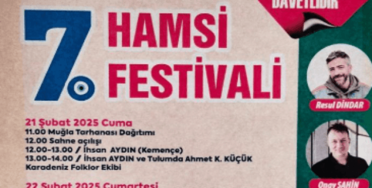 Muğla'da 7'inci hamsi Şöleni'nde 5 ton hamsi dağıtılacak