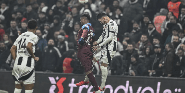 Beşiktaş, Trabzonspor'u 2-1 mağlup etti