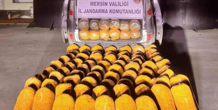 Mersin'de 580 kilo kaçak tütün ele geçirildi