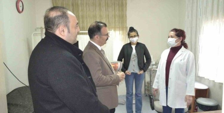 Kaymakam Ateş, Sağlık Evi’ni ziyaret etti
