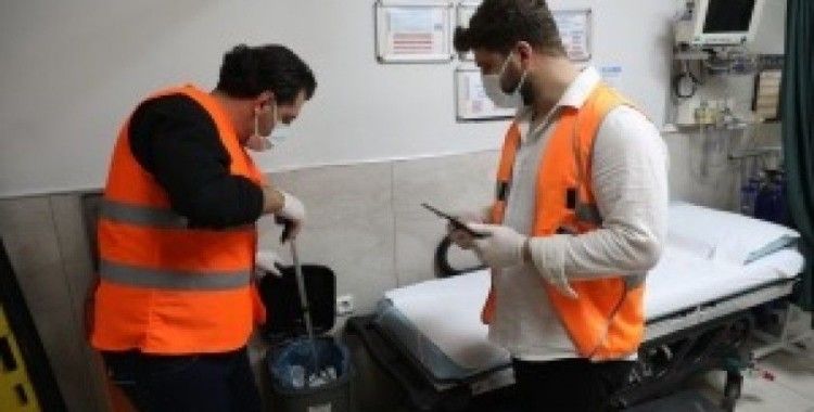 Hastanelerde evsel atık denetimi yapıldı