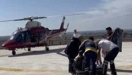 Kulu’da kalp krizi geçiren hasta için helikopter ambulans havalandı
