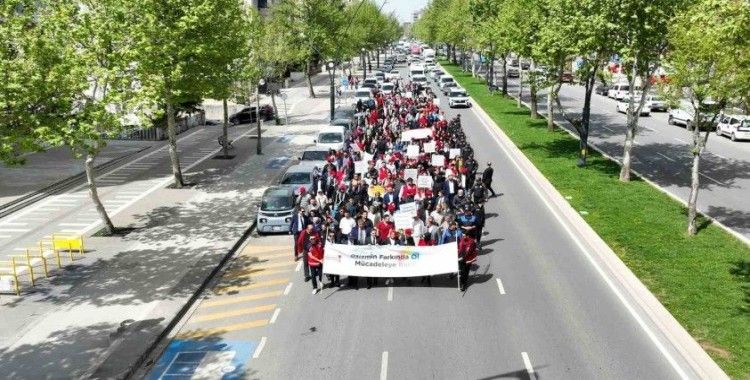 Kahramanmaraş’ta farkındalık için yürüdüler
