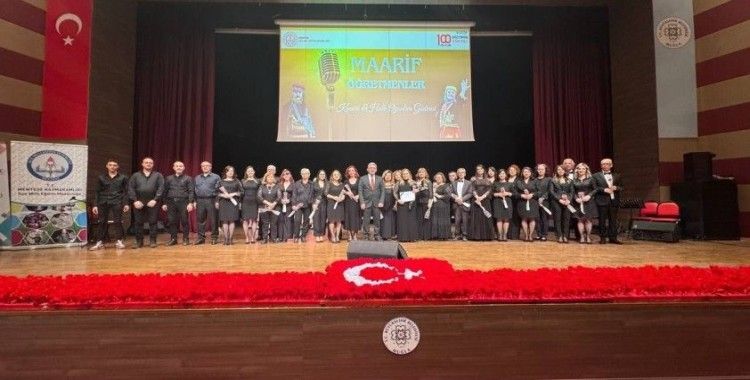 Maarif öğretmenler konseri ve halk oyunları gösterisi beğeni topladı
