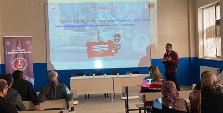 Akyaka’da vatandaşlara siber suçlar anlatıldı
