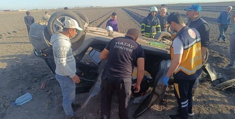 Otomobil takla attı: 3 yaralı
