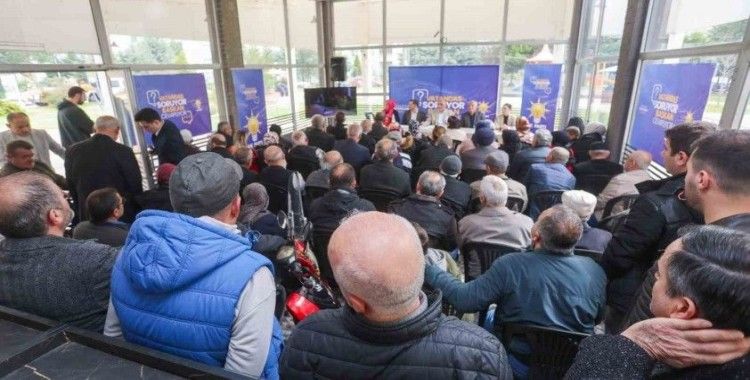 Başkan Sandıkçı: "Hemşehrilerimizle istişare kültürü içerisinde çalışmalarımızı sürdürüyoruz"
