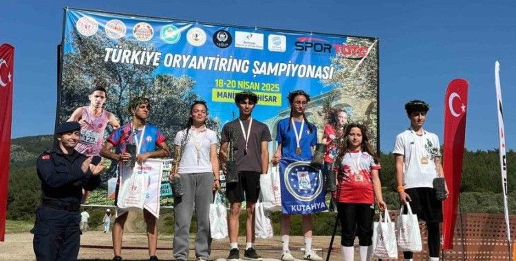 Manisalı sporcular Türkiye Oryantiring Şampiyonası’na damga vurdu
