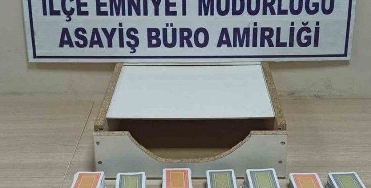 Kumar oynarken yakalanan 5 şahsa 46 bin 235 TL ceza
