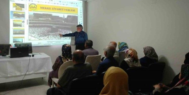 Köyceğizli hacı adaylarına eğitim veriliyor
