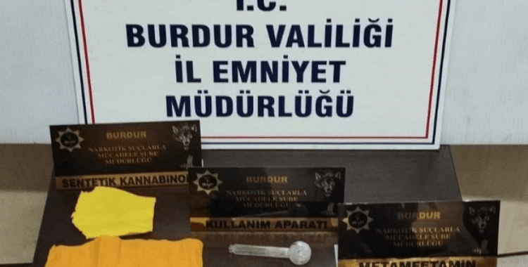 Burdur'da uyuşturucu operasyonunda 1 şüpheli tutuklandı
