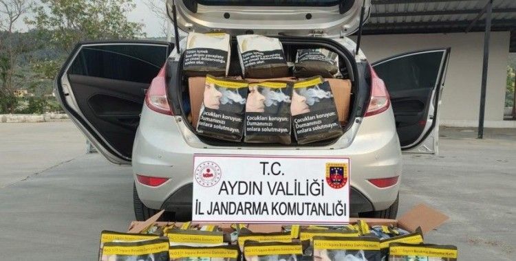Söke’de 120 kilogram kaçak tütün ele geçirildi
