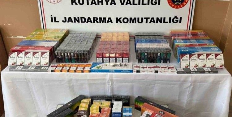 Kütahya’da kaçak sigara operasyonu
