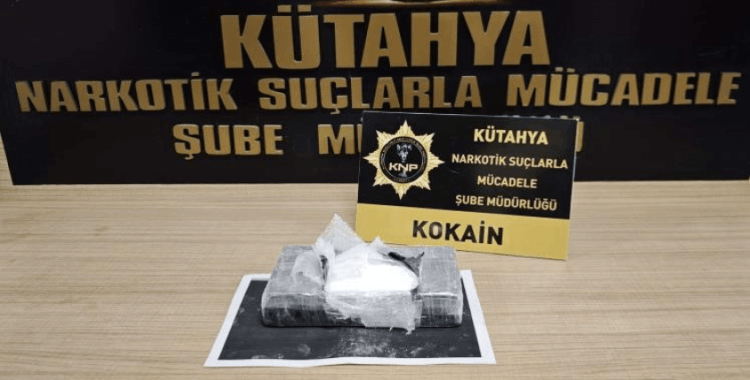 Kütahya'da uyuşturucuyla yakalanan şüpheli tutuklandı