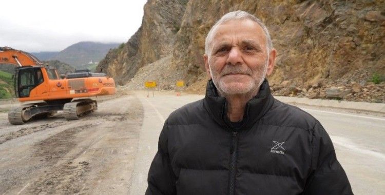 Gümüşhane-Giresun karayolundaki heyelanda faciayı engelleyen ihbarı yapan vatandaş konuştu
