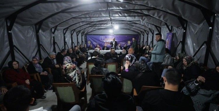 Başkan Özdemir vatandaşlarla buluştu
