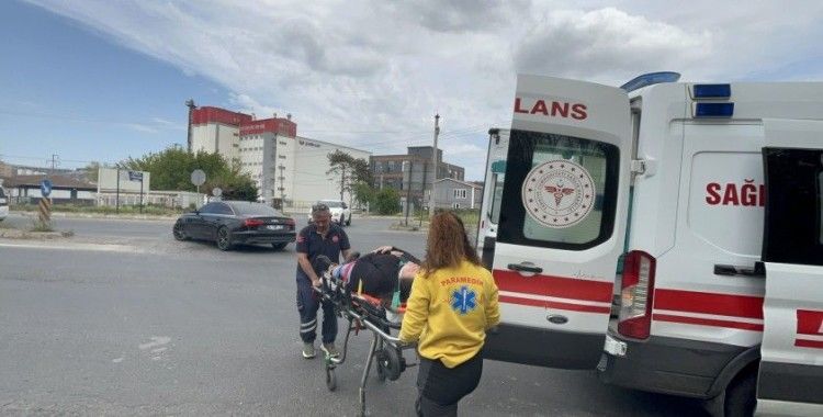 Çorlu'da trafik kazası: 2 yaralı
