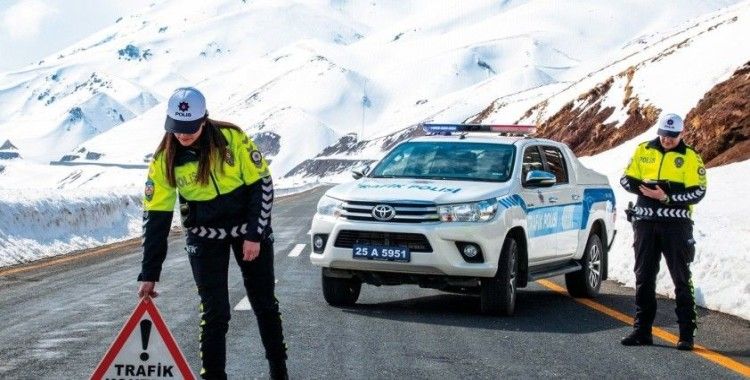 Erzurum’da kent merkezinde bir ayda 109 kaza
