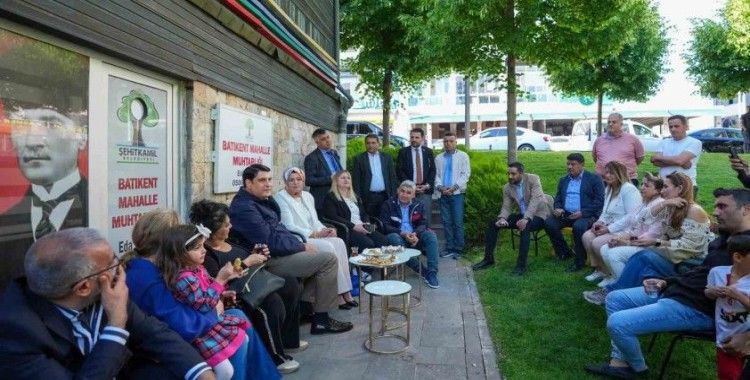 Yılmaz’a Batıkent’te yoğun ilgi
