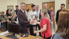 Hemşirelere sürpriz kutlama
