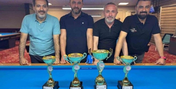 Bilardoda şampiyon Kahraman oldu
