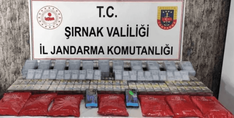 Şırnak'ta 3 milyon değerinde kaçak ürünler ele geçirildi