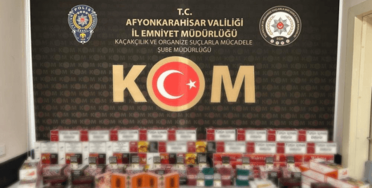 Polis kaçak sigara ele geçirdi