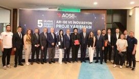 AOSB 5. Ulusal Ar-Ge ve İnovasyon Yarışmasının ödülleri sahiplerini buldu
