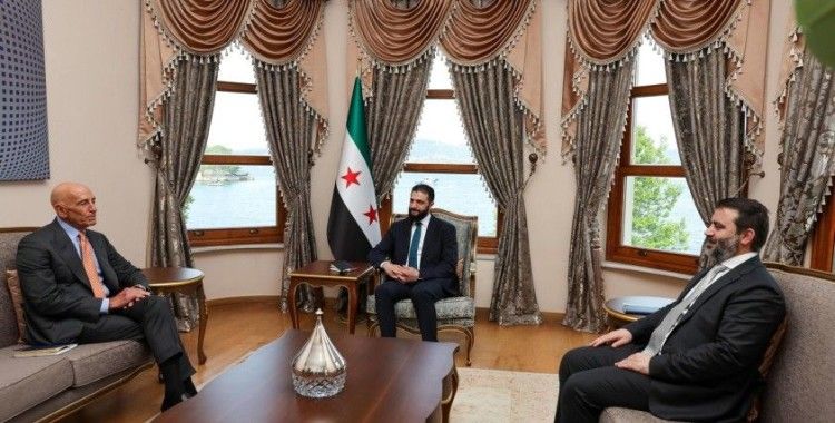 Ahmet Şara, İstanbul'da ABD'nin Ankara Büyükelçisi Barrack ile görüştü