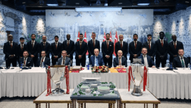 Cumhurbaşkanı Erdoğan, Galatasaray futbol takımını kabul etti