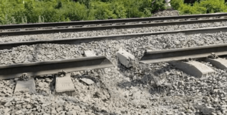 FSB: Voronej Bölgesi'nde demiryolunun bir bölümü patlama sonucu hasar gördü