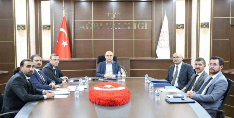 Ağrı’da haftalık çalışma grubu toplantısı yapıldı
