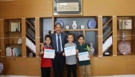 Kütahya’da yarışmalarda dereceye giren öğrencilere belge ve ödülleri verildi
