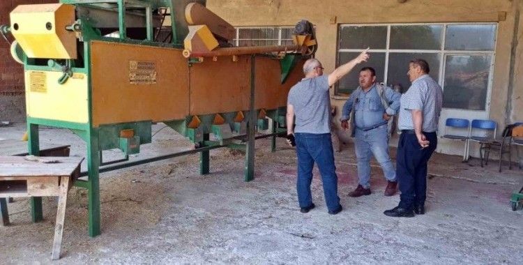 Kütahya’da hububat tohum temizleme selektörleri sezona hazırlanıyor
