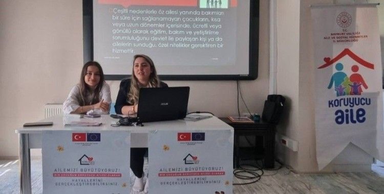 Bayburt’ta ’Koruyucu Aile Farkındalık Eğitimi’ verilmeye devam ediyor
