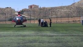 Kalp krizi geçiren hasta hava ambulansı ile Malatya’ya sevk edildi

