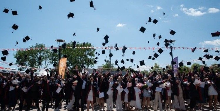 OMÜ İTBF’de mezuniyet töreni coşkusu
