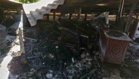 Darende’de çatı yangını korkuttu
