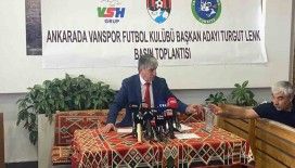Turgut Lenk: "Vanspor’u gerektiği yerde Süper Lig’e çıkarma çabamız olacak"
