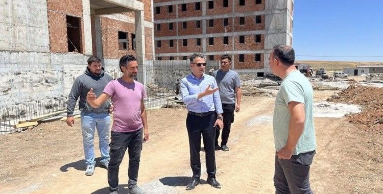 Kulu’da KYK yurt binasının inşaatı devam ediyor
