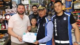 Zabıta ekiplerinin  kaldırım işgal denetimleri devam ediyor
