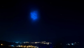 Türkiye'de merak ve endişe yarattı: Gökyüzünde tanımlanamayan mavi cisim görüldü