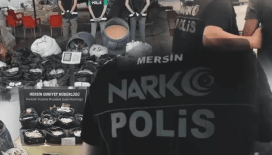 Mersin'de 3 milyon 542 bin uyuşturucu hap ele geçirildi