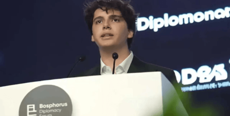 Cumhurbaşkanı Erdoğan'ın torunu Ömer Tayyip'ten dikkat çeken konuşma