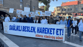 Diyarbakır’da Dünya Yürüyüş Günü etkinliği